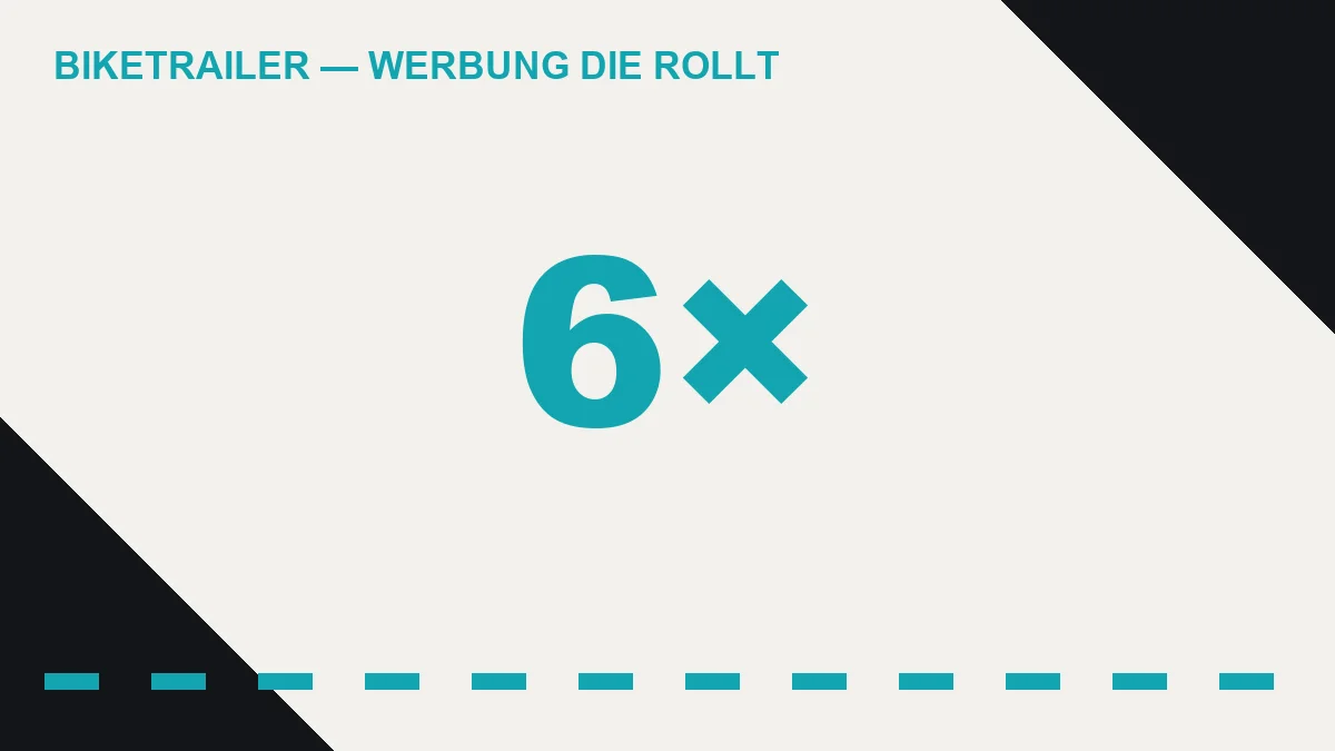 6 Gestaltungsregeln für Werbeblachen